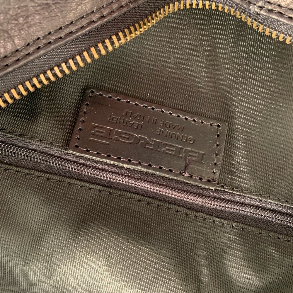 ๐ SOLD ๐ NWT, dark, slate grey leather bag - Picture 6 of 8